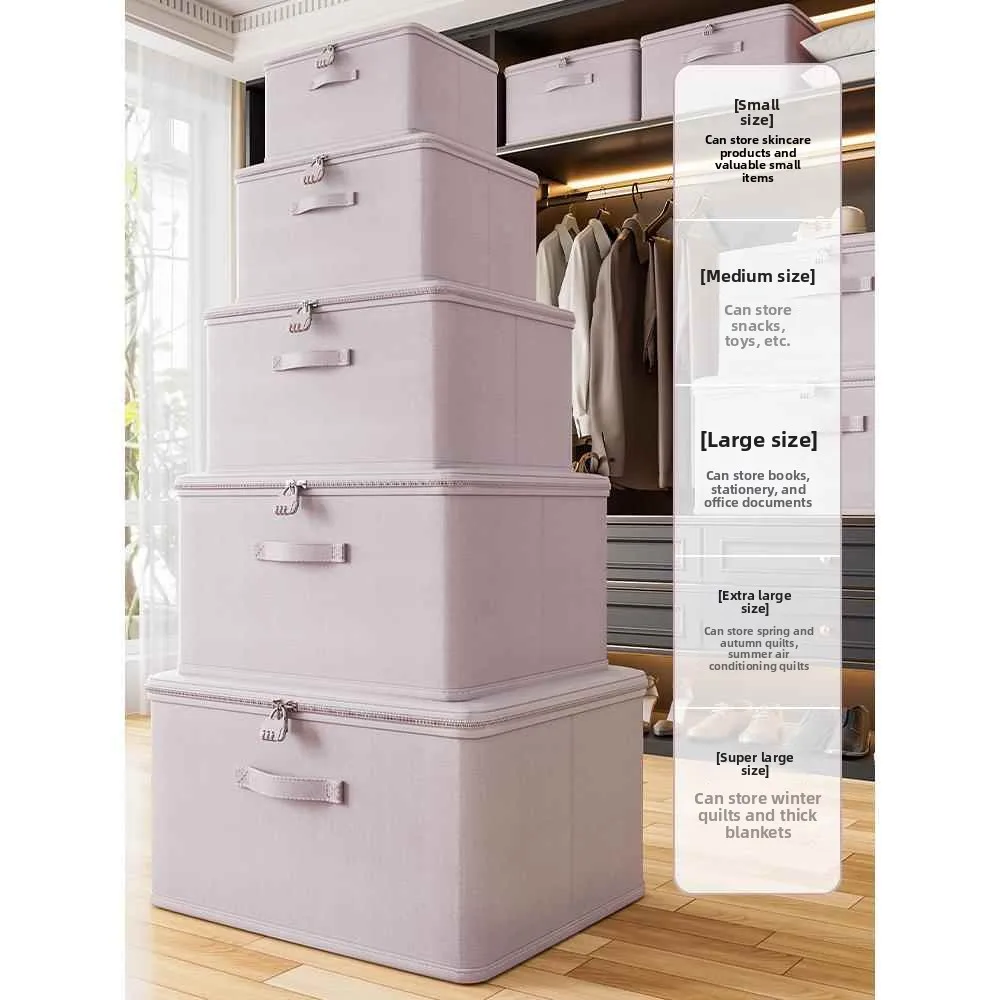 Password Lock Storage Box for Home Use Document And Clothes Storage Box Private Storage Box for Blankets Snacks in Bedroom