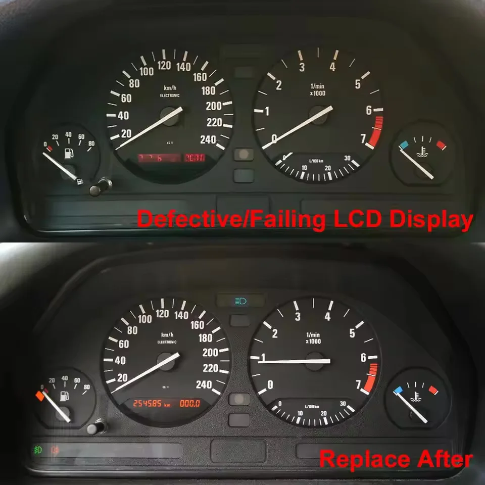 LCD Display for BMW 5-Series E34 Instrument Cluster Car Display Screen