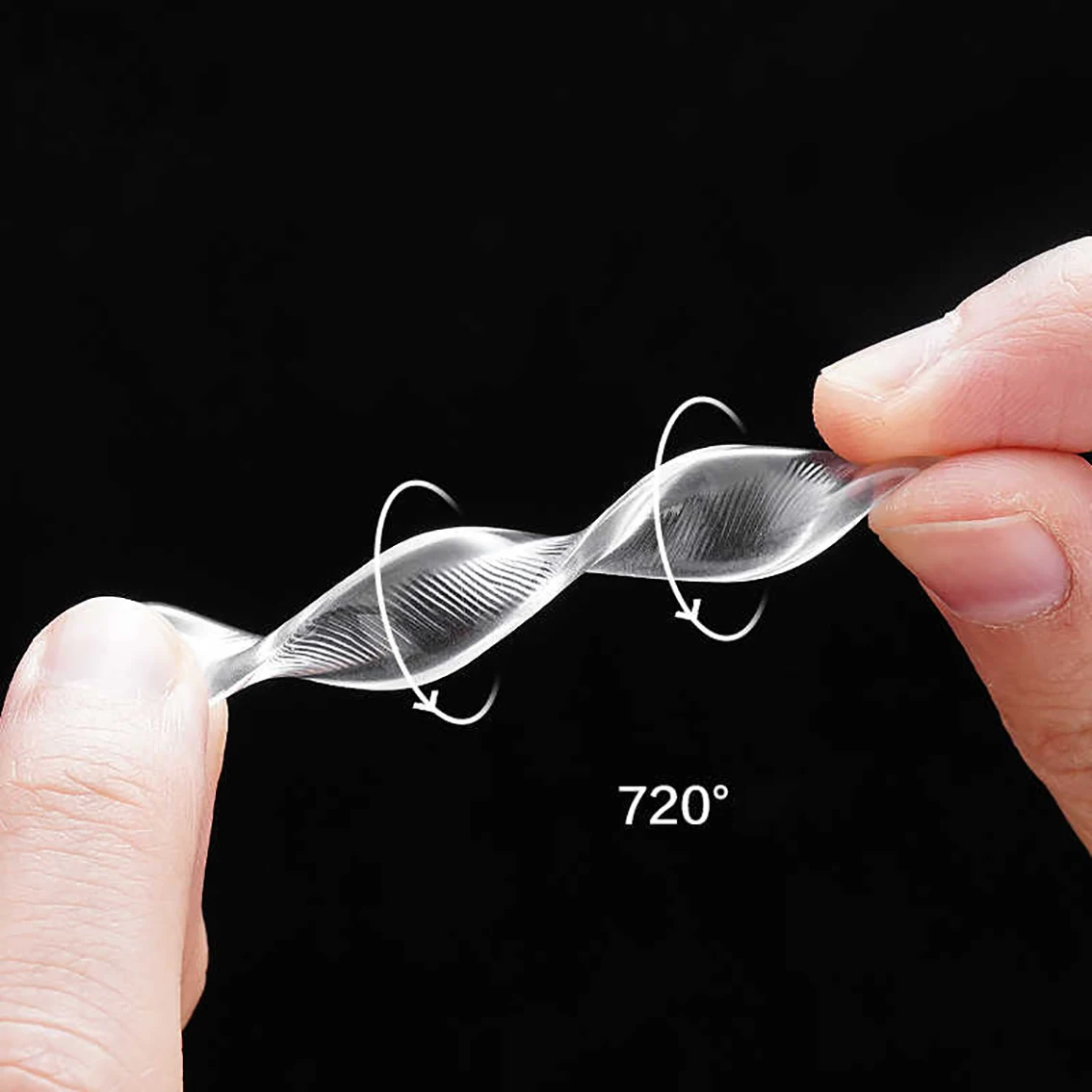 60*10mm Siliconen Anti-collision Strip Ovale zelfklevende Traceless Transparante Zachte Sticker Deurklink Stopper protector Mat