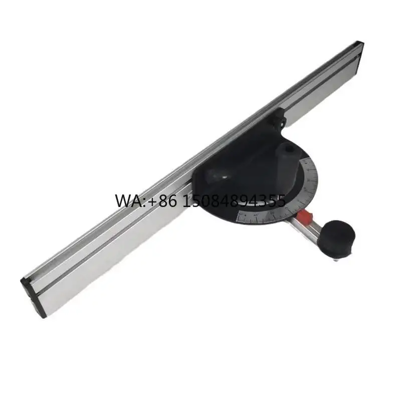 Precision Sliding Table Saw Angle Ruler Steel Backer Plate for Panel Saw Woodworking Angle Positioning Tool