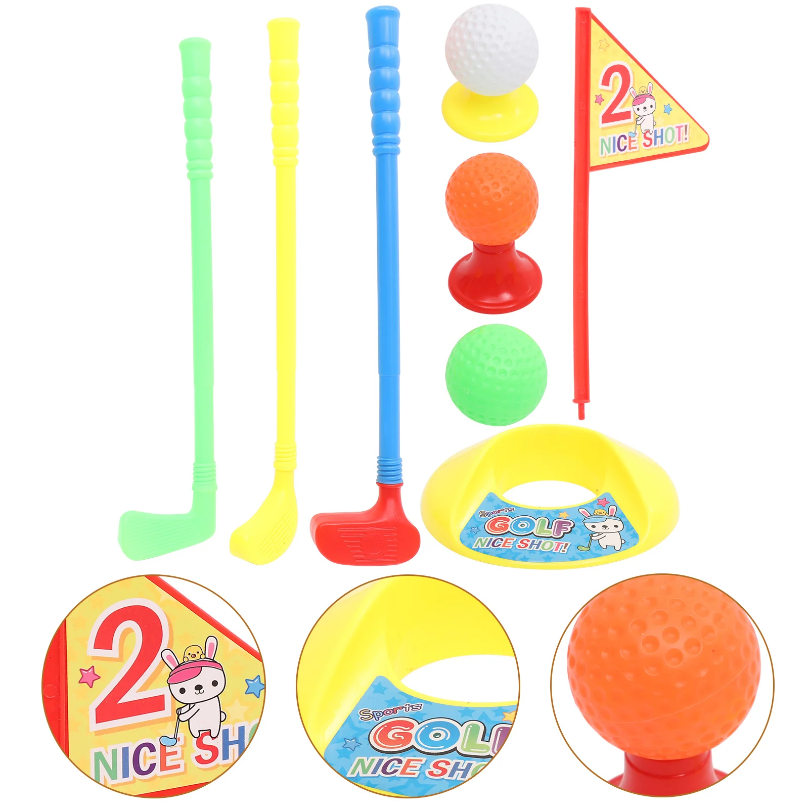 

Golf Toys Kids Toddler Toddlers Childrens Balls for Babies Playthings Golfs Suits Puzzle