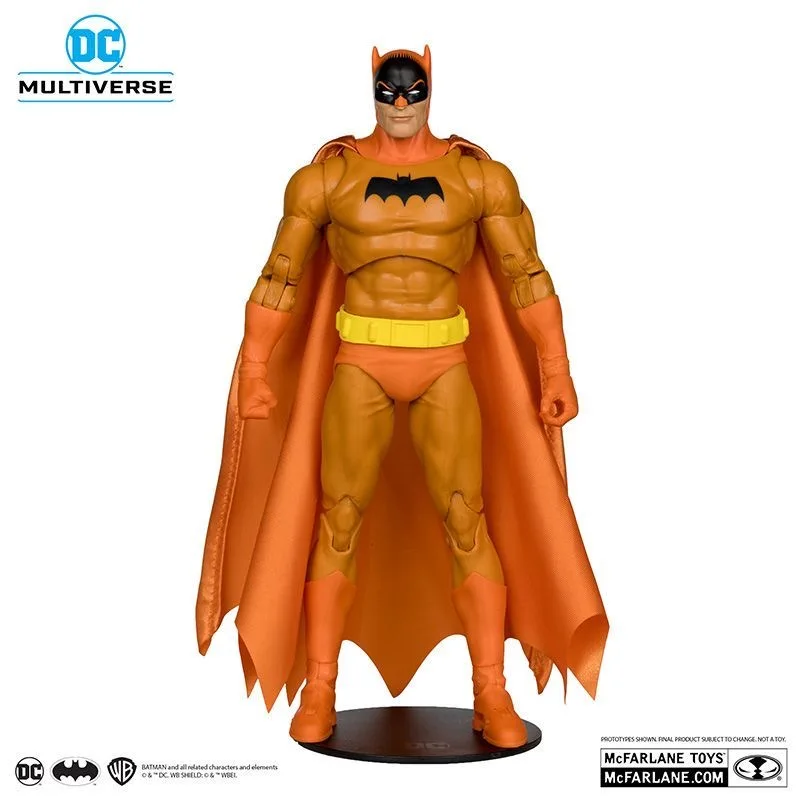 McFarlane ของเล่นสีส้ม Batman สีม่วง Batman 18 ซม.Action Figure DC Multiverse ชุดของขวัญ ﻿