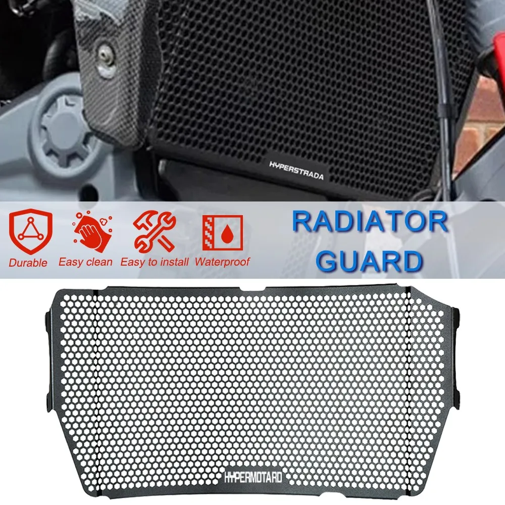 

Motorcycles For Ducati Hypermotard 950 / S / SP / RVE 2019-2026 CNC Radiator Guard Grille Grill Cover Protection 2025 2024 2023