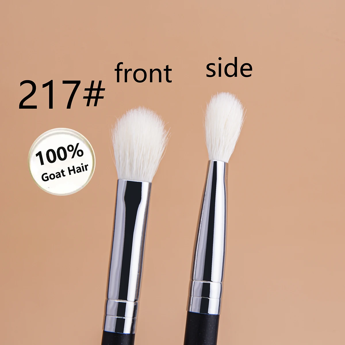 217 Eyeshadow Blending Brush 100% Goat Hair Eye Shadow Makeup Brushes Eyeshadow Crease Brush Fluffy Eyeshadow Blending Brush