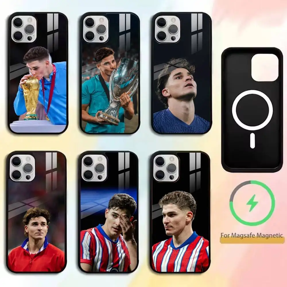 

A- Alvarez JuliAn Phone Case For IPhone17,16,15,14,13,12,11 Plus,Pro Supports Magnetic Wireless Charging