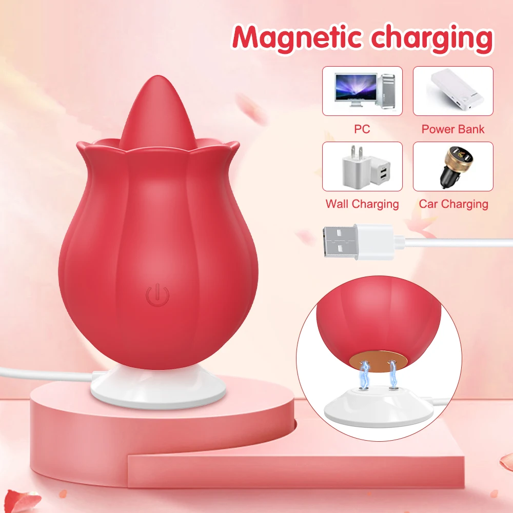 Powerful Swing Vibrator for Woman Nipple Clitoris Stimulator G-Spot Massager Vibrating Female Oral Masturbation Adults Sex Toys image 5