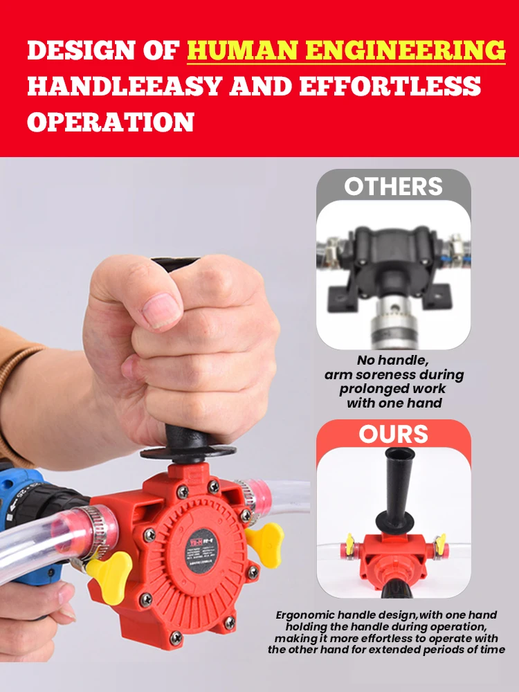 

Electric Drill Drive Pump Self Priming Transfer Pumps Oil Fluid Water Pump Portable Round Shank Portable Easy Installtion Pump