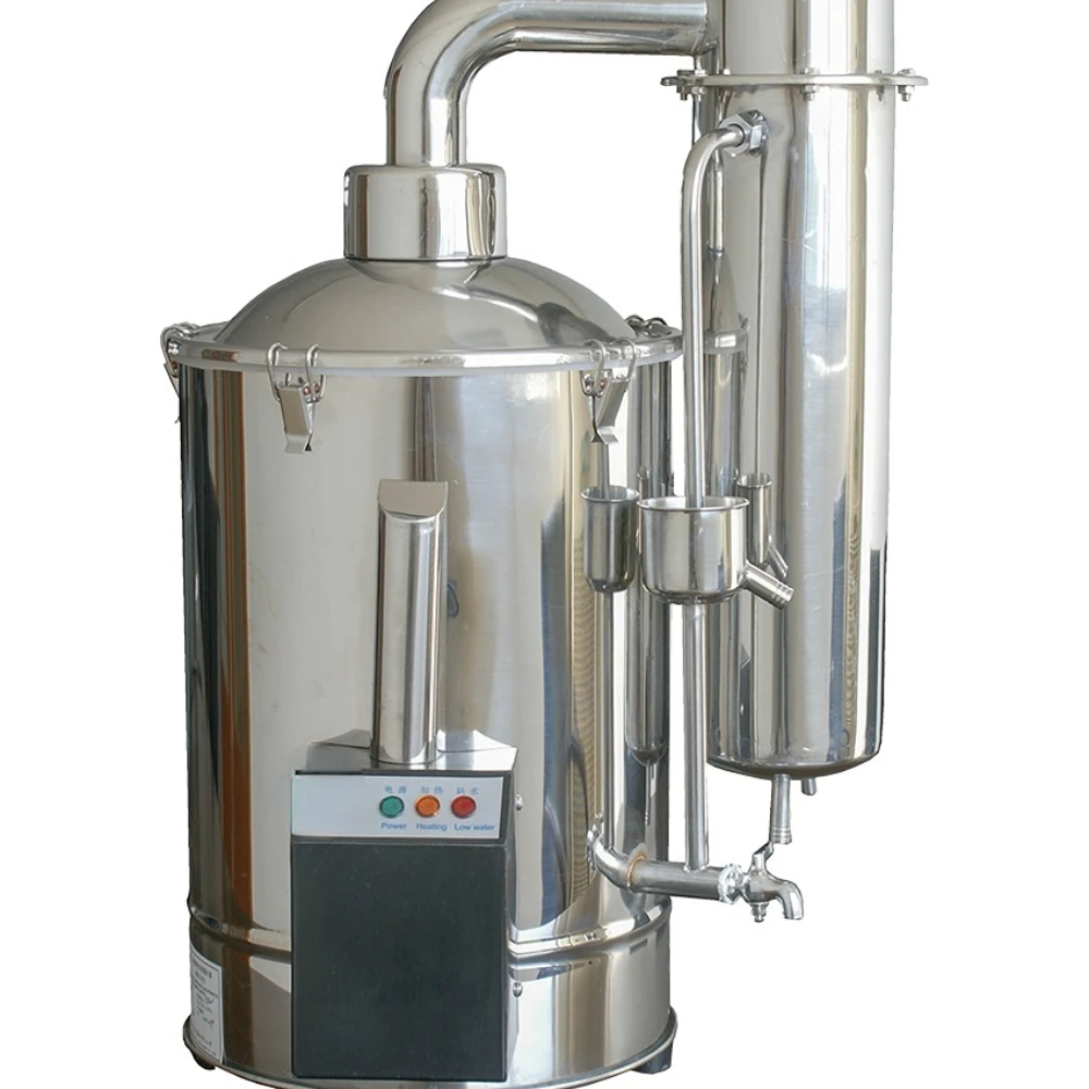 DZ20Z 5L/h 10L/h 20L/h electric heating water distiller stainless steel water distiller laboratory distillation equipment