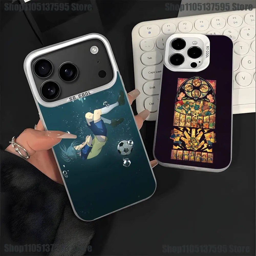 

Football I-InazumaS Eleven 11 Phone Case For iPhone 17,16,15,14,13,12,11,Pro,XS,Max,Plus,Mini,SE4,E White Matte Shockproof Cover