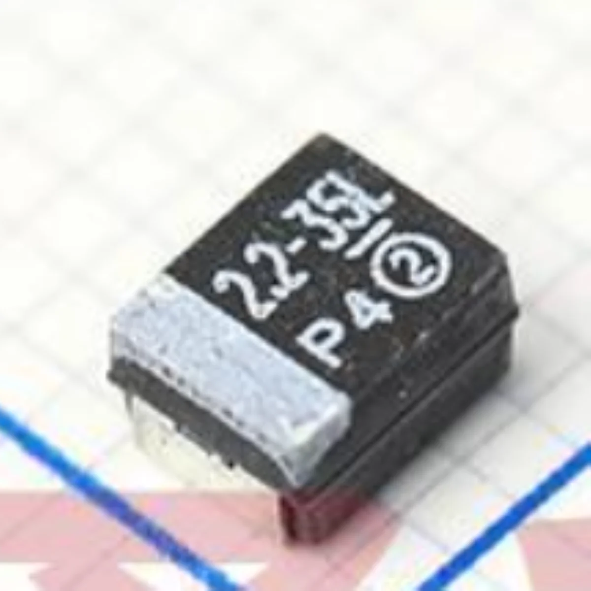 1411 CASE-B 3528 21mm Marking 2.2-35L Original Black Tantalum Capacitor 35V ±20% 2.2uF 3.8Ω Ohm CAP TANT 2.2μF 293D225X0035B2TE3