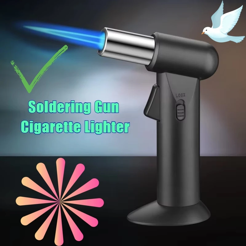 

Spitfire Gun Windproof Direct Blue Flame High Temperature Open Fire Welding Guns Cigar Cigarettes Lighters & Smoking Accessories