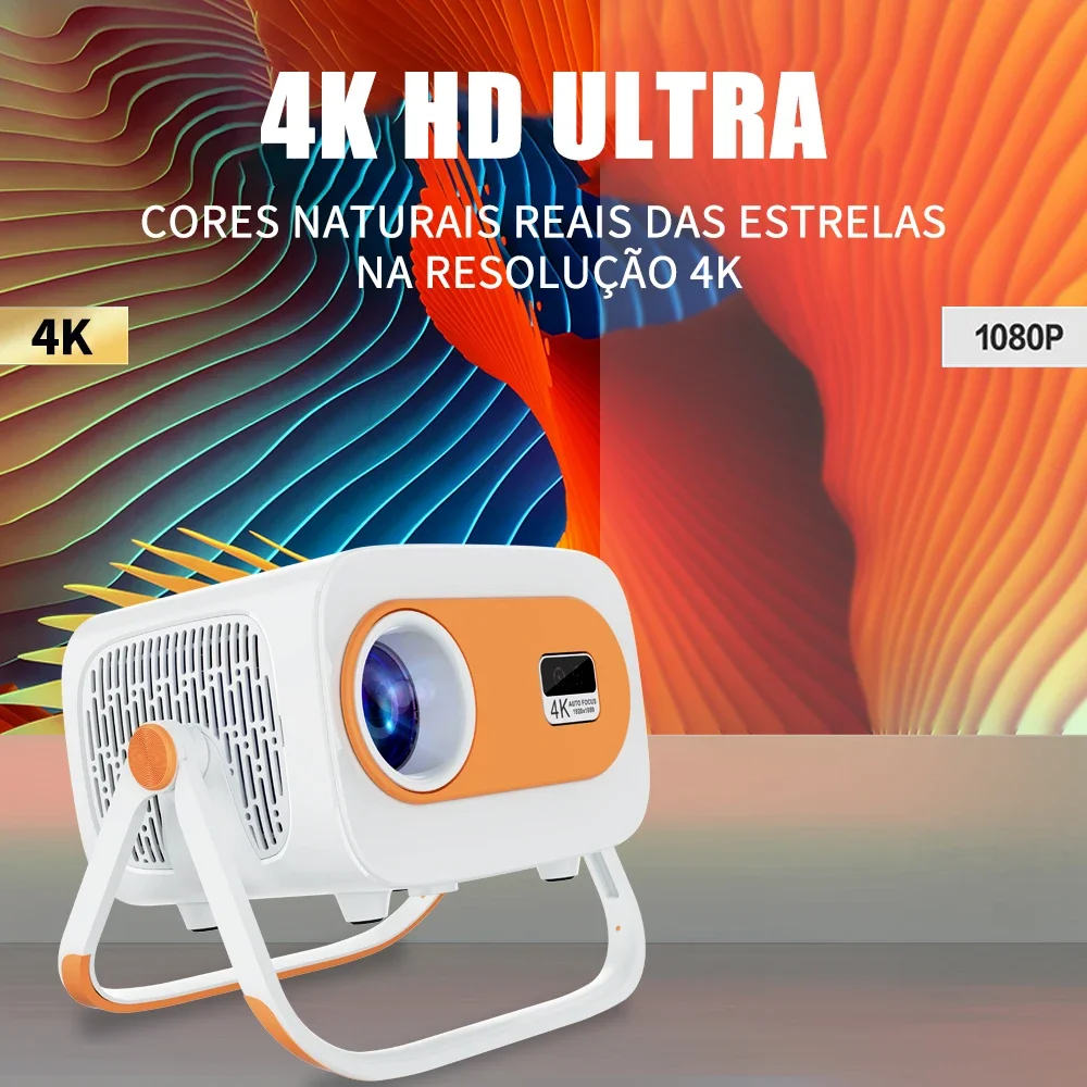 Projetor Portátil JY325 Android 13 300 ANSI Foco Automatico WiFi 5G Bluetooth 5 1 suporte 4K 1080P HDMI 200 Polegadas LED #2