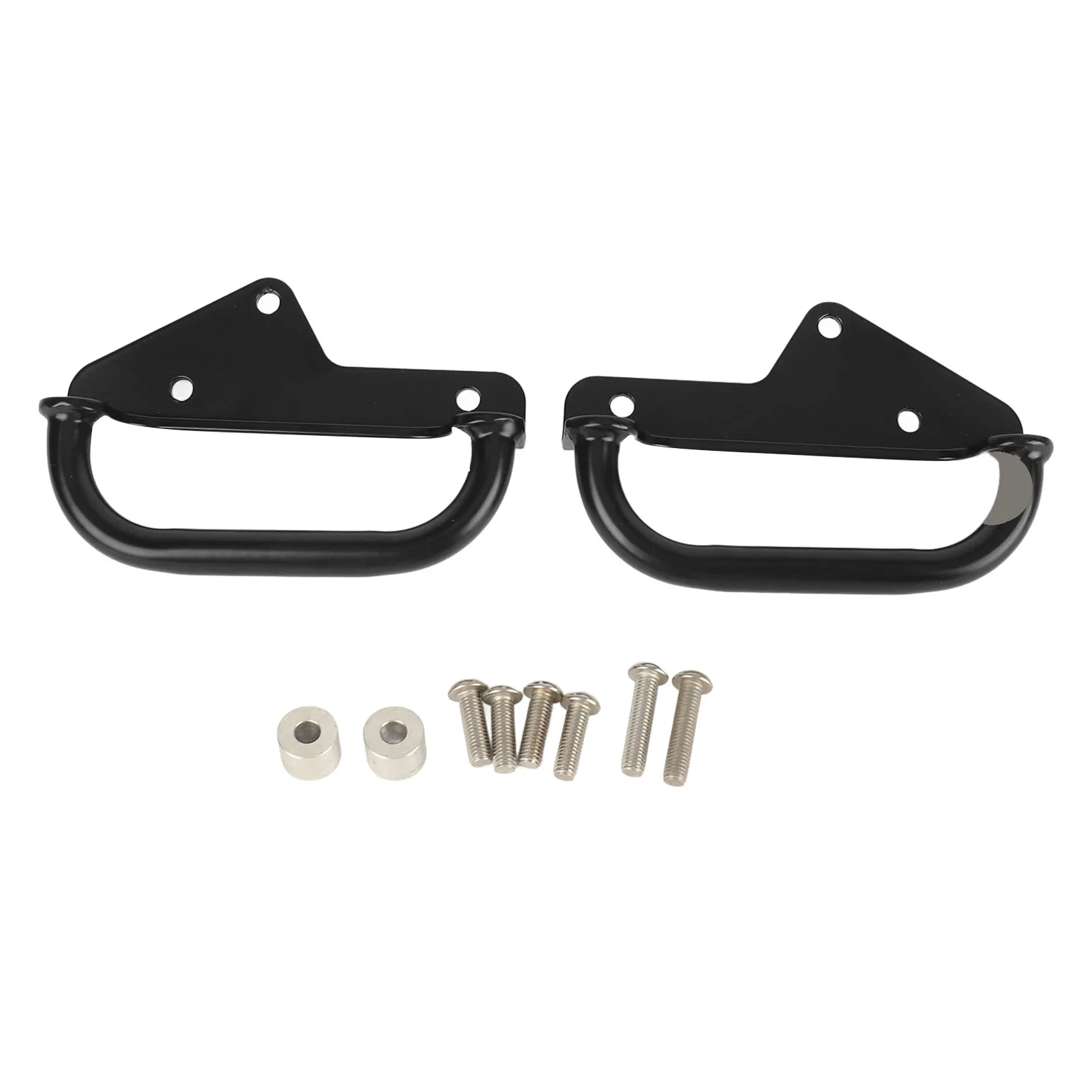 Motorcycle Rear Seat Armrest Left Right Iron Structure Rear Passenger Armrest 1 Pair Anodized  for XSR 900 2022 To 2023