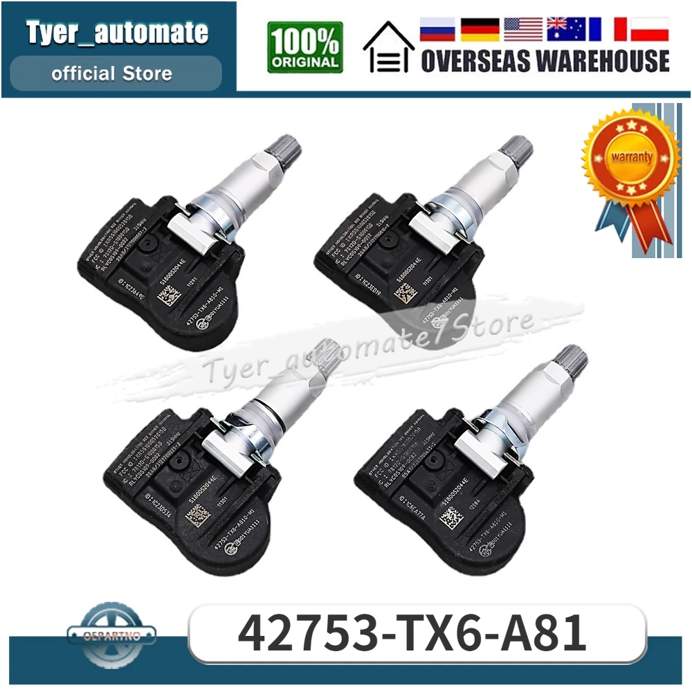 

42753-TX6-A81 42753-TX6-A810-M1 Tire Pressure Monitor TPMS Sensor 315MHz FOR 2012-2015 Acura ILX