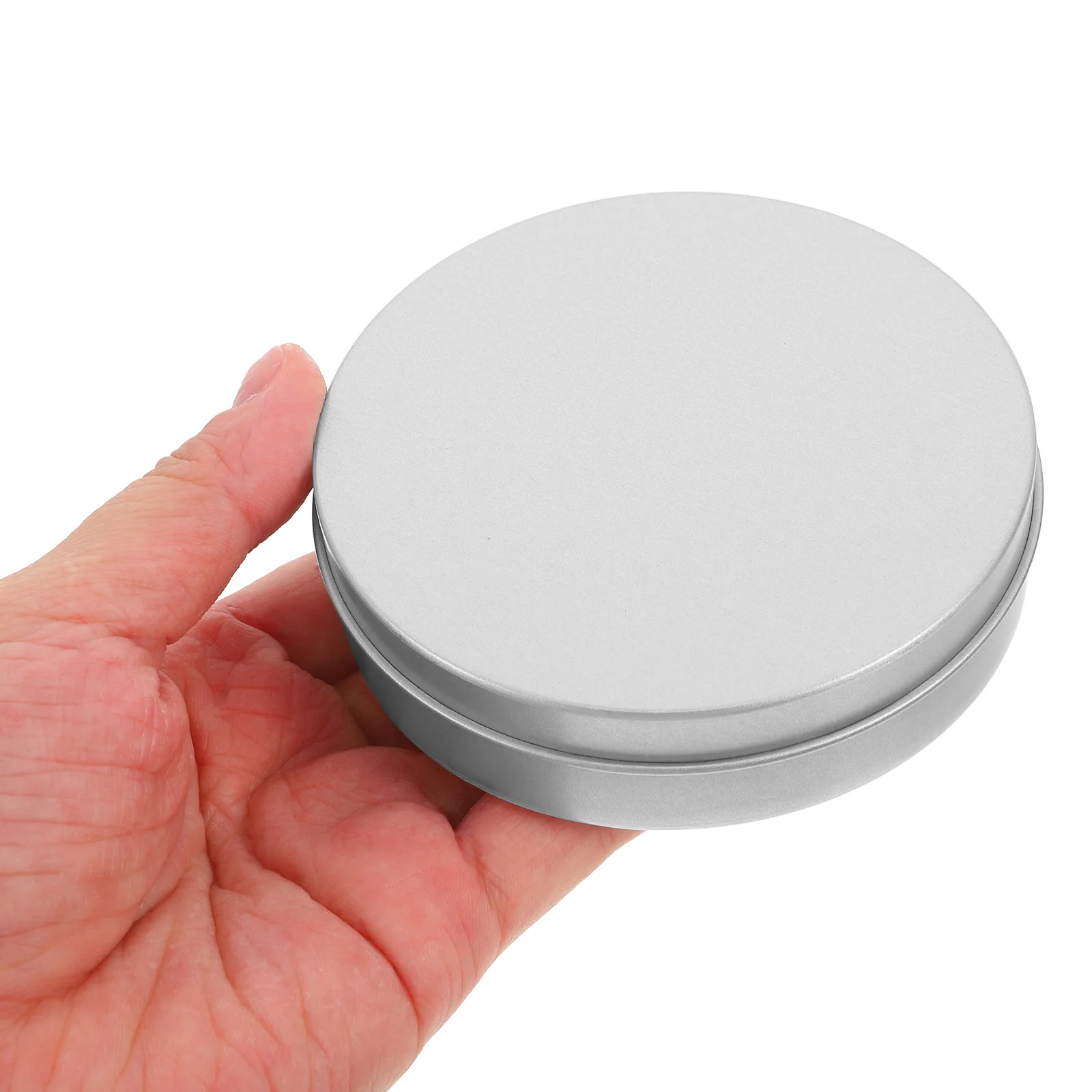 

4pcs Tin Box 90x20 Round Tinplate Candy Container Storage Box Cookie Supply Sugar Pancake Case Treat Boxes Bakery Supplies