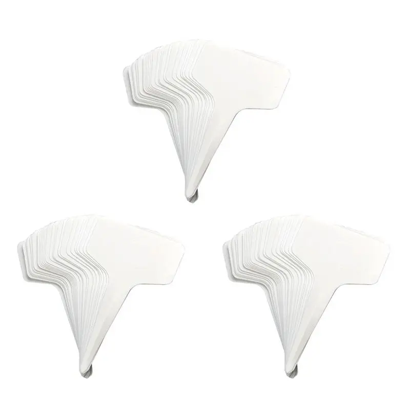 AT21-150Pcs Plastic Plant T-Type Tags Markers Nursery Garden Decoration Tags For Plants Garden Decor Gardening Label