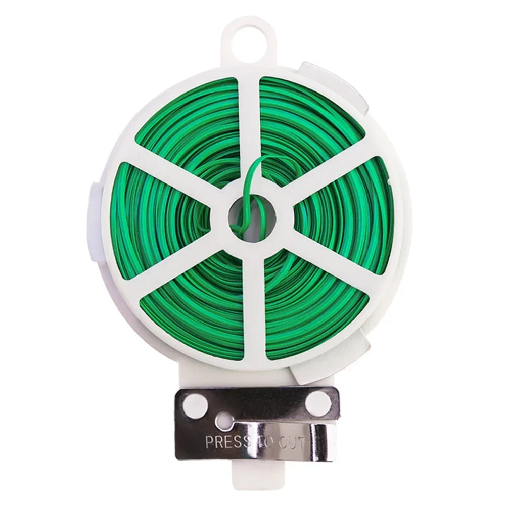 Garden Tie Wire Plant Support Wide Applications Convenient Cutting Fixing Flexible Rope Secure Strapping Support