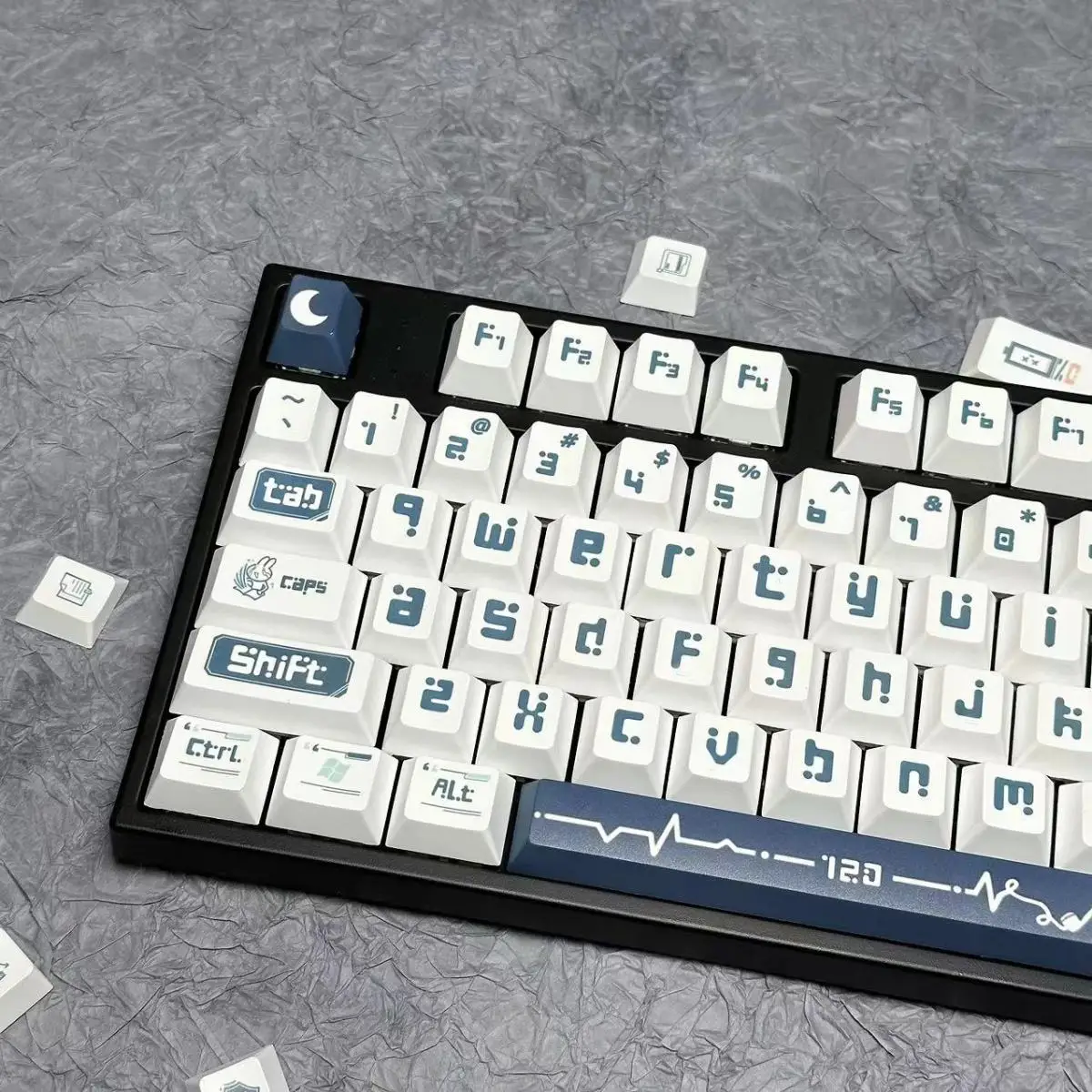 996 Diary Theme Key Caps 120 Keys Dye Sub PBT Keycap Custom KSA Keycaps For Cherry Gateron MX Switch Keycaps Mechanical Keyboard