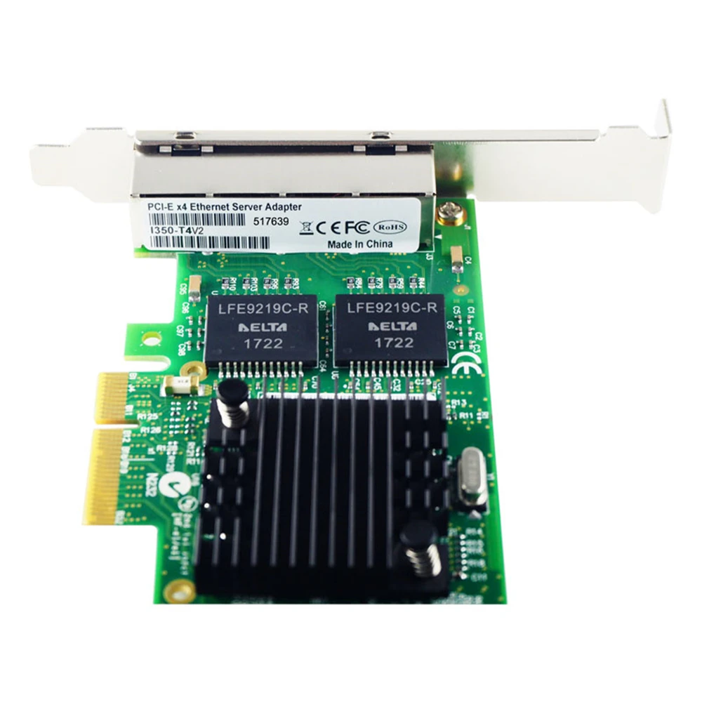 

For Intel i350t4v2 Ethernet Server Adapter Gigabit rj45 PCI-Express OEM 4 Port