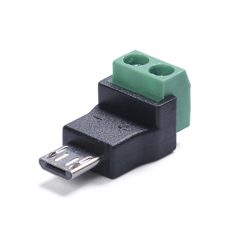 موصل Micro USB تجنب سدادات اللحام Micro USB 2Pin Terminal 5V موصلات شحن للهواتف والأجهزة اللوحية