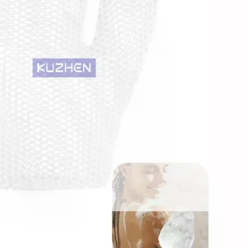 

/Kuz/New Honeycomb TPU Exfoliating Shower Glove - Quick-Drying Body Scrubber Sponge For Bathroom
