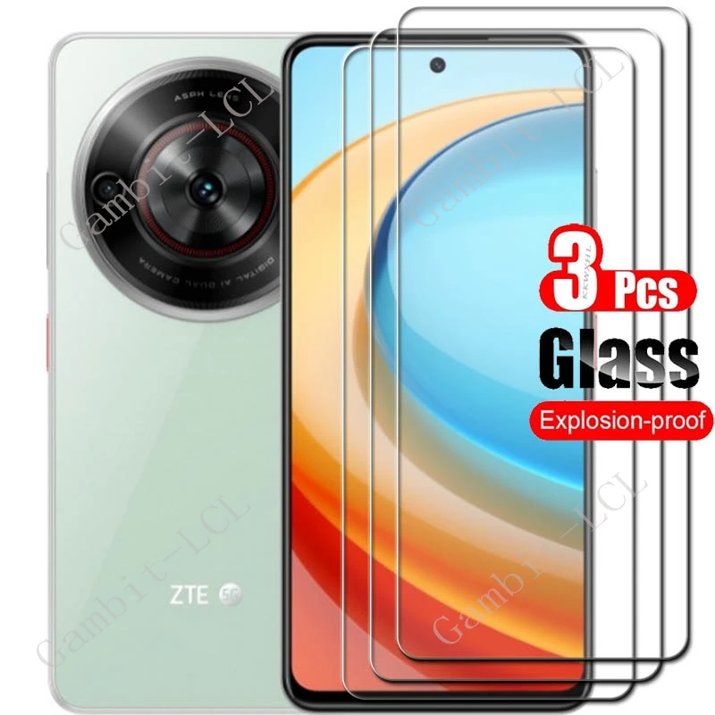 1-3PCS Tempered Glass For ZTE Nubia Focus 5G 6.6\