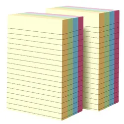 200 Sheets Sticky Notes Page Marker Student Colorful Index Tabs Scribed Sticky Notes Office Supply