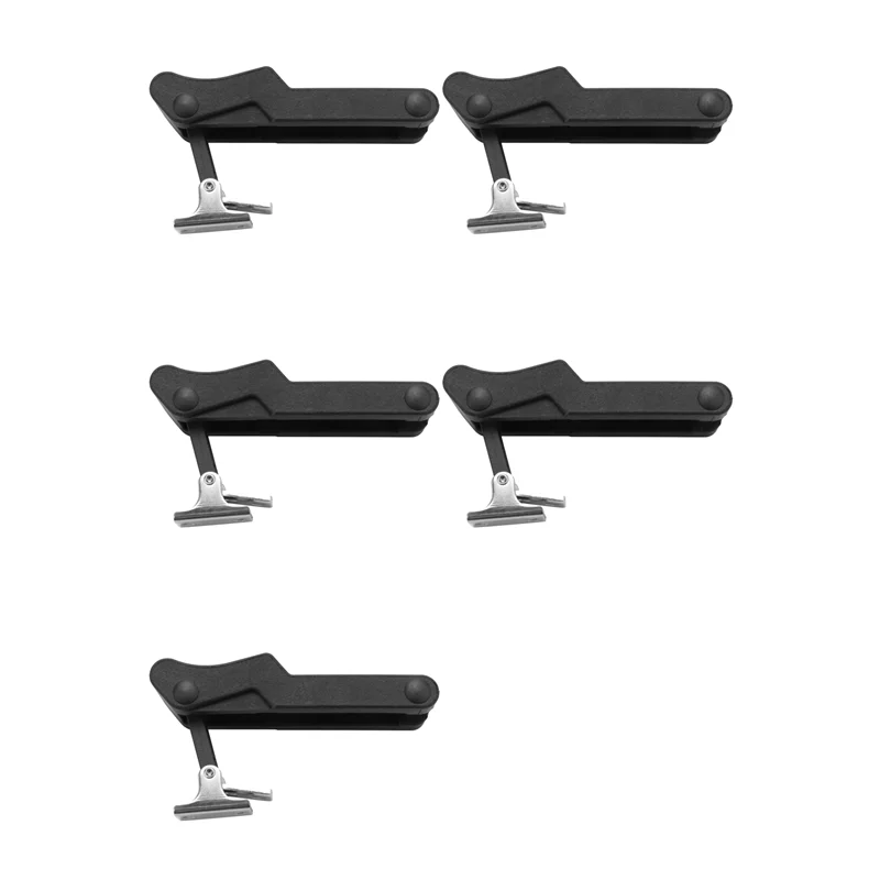 

5X гибкий дверной замок с защелкой 3,8 дюйма, сменный мягкий резиновый черный Over-Center C7-10