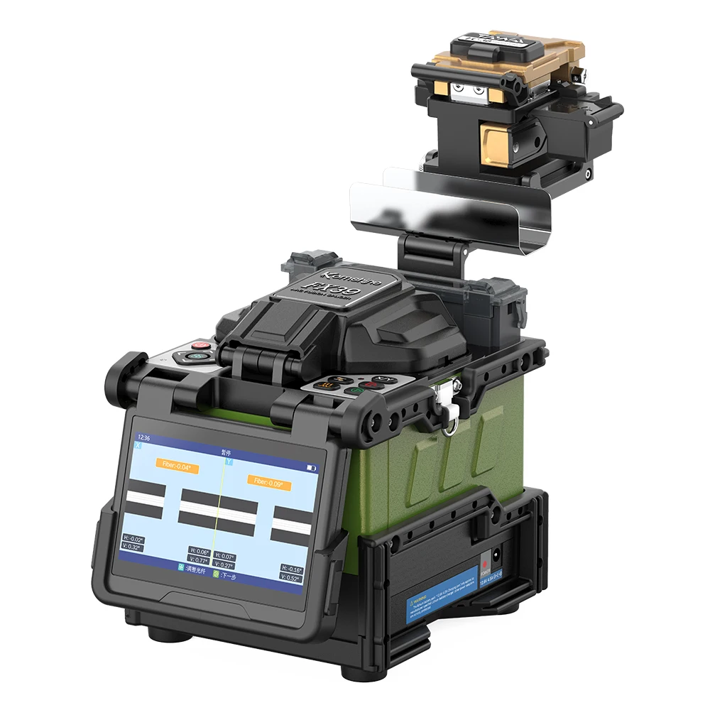 FTTH Fiber Fusion Splicer KomShine FX39 6s Splice. 6 Motors Trunk EX39 8s Splice; 18s Heat.4 Motors Splicing Machine