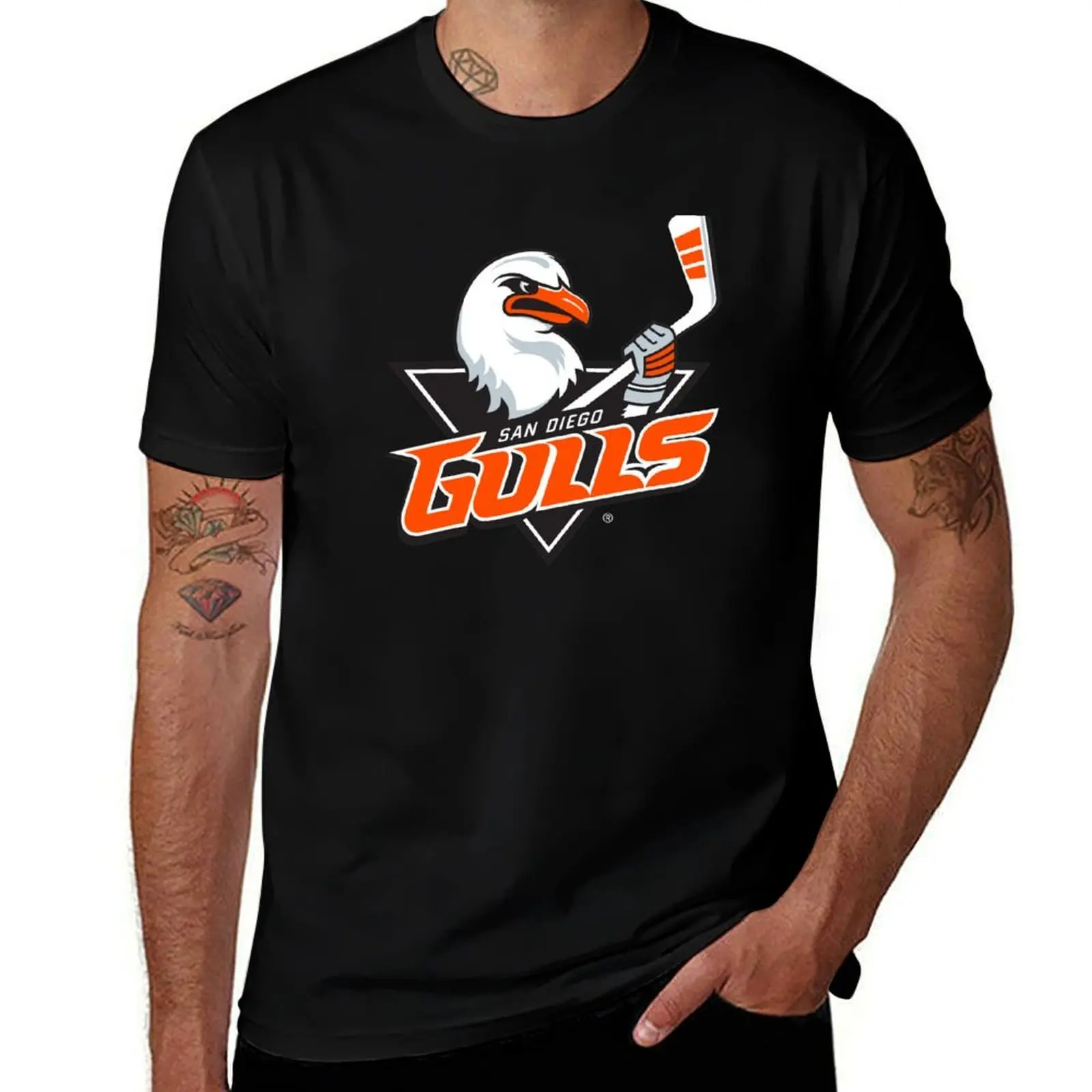 

Gulls, San Diego T-Shirt t shirts for man slim fit t shirts for man pack white T-Shirt