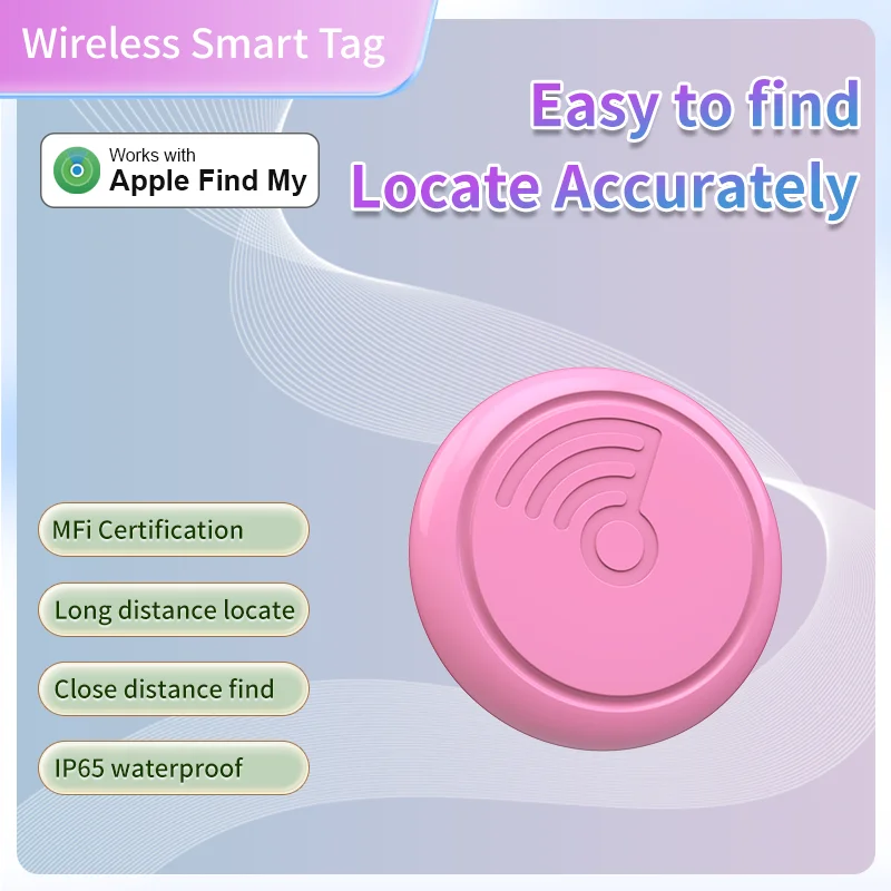 Colorful Smart Tag Finder Working With Find My APP IOS Only Keys Bags Wallet Bike Tracker Anti-lost Locator