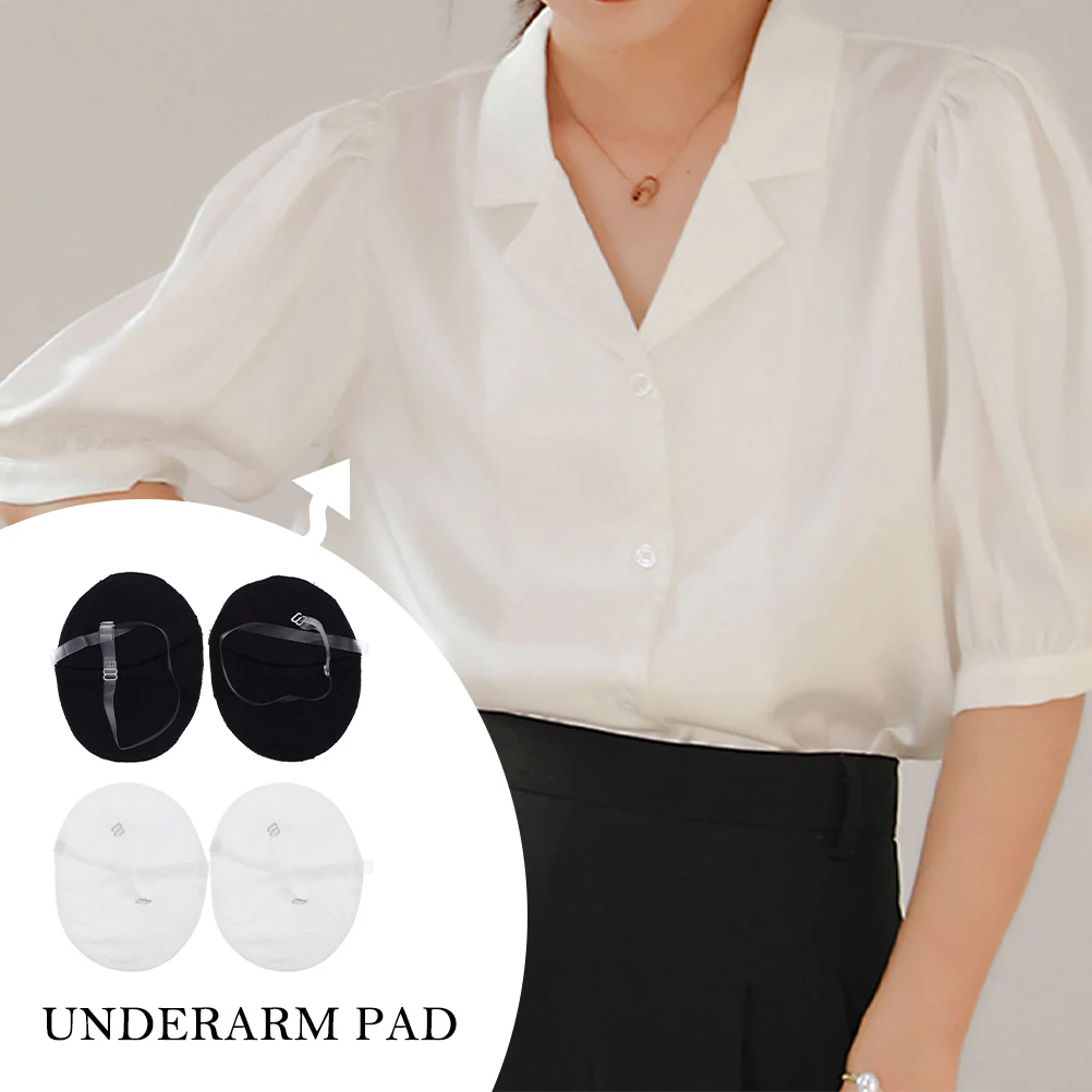 

2 Pairs Underarm Pads Sweat Absorbent Reusable Deodorant Armpit Comfort Women Outdoor Sports Jogging Running Workout