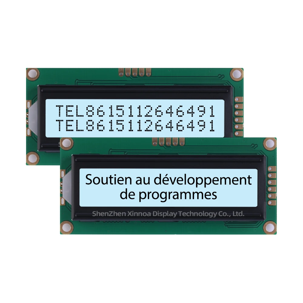 IIC,I2C Serial Port Screen 2X16 LCD 1.5 Inches 80*36*11MM Blue Film White Letters European 1602A-19 Character Dot Matrix Screen