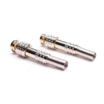 10 Pcs Solder Less Twist Spring BNC Connector Jack For Coaxial RG59 For CCTV Camera Surveillance Kit System Hot
