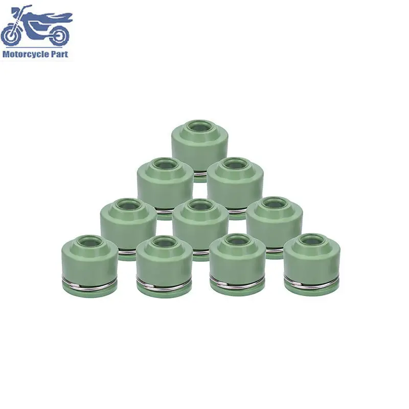 4mm Motorcycle Engine Cylinder Parts Intake Exhaust Valve Stem Oil Seal For Kawasaki ZXR250 ZR250 Balius ZXR400 ZR ZXR 250 400