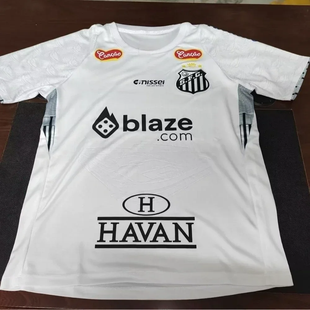 

24/25 Football Jersey 3D T-shirt Santos Home Special Edition Neymar Jersey Men's Short Sleeved Top Summer Breathable Sports Top