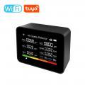Tuya WIFI 13 in 1 Indoor Air Quality Monitor - CO2 TVOC PM2.5 PM1.0 PM10 Temp Humidity Detector with Time Date Alarm Timer Stopw