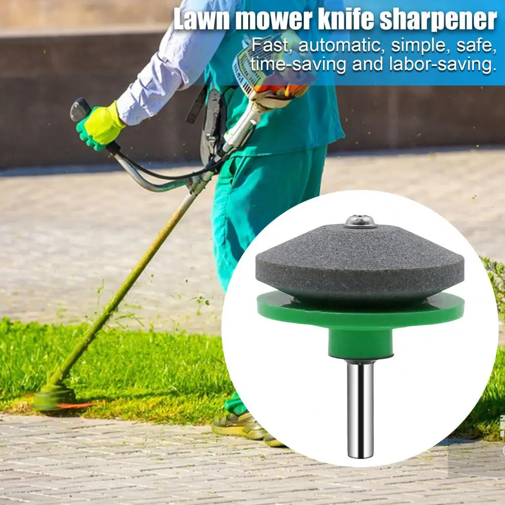 Efficient Lawn Mower Blade Sharpening Attachment Universal Lawn Mower Blade Sharpener Kit for Garden Dull for Electric for Lawn