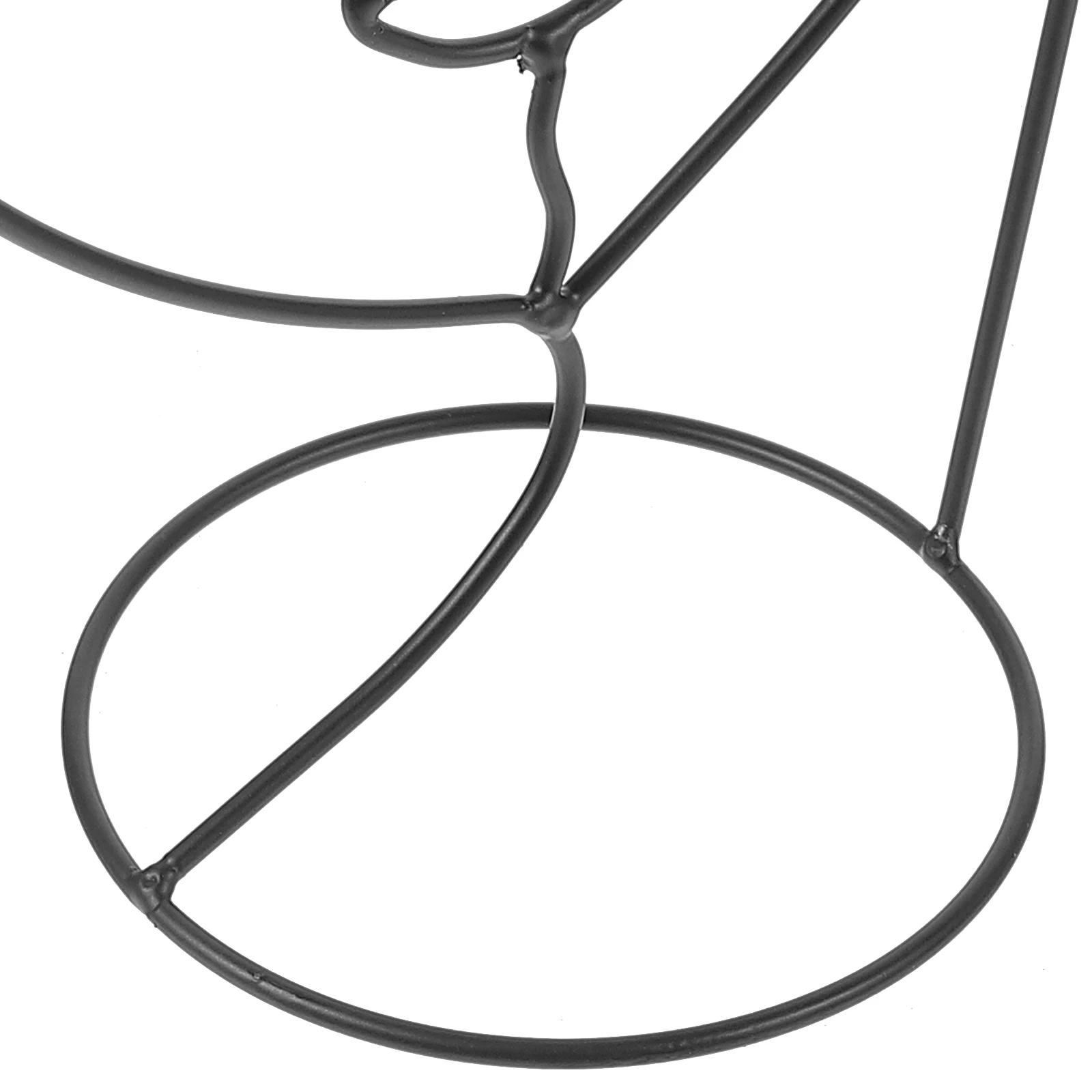 Nordic Abstract Iron Artist Face Desktop Metal Black Large Size Sieraden ganizer Rack Earring Display Home Storage Solution