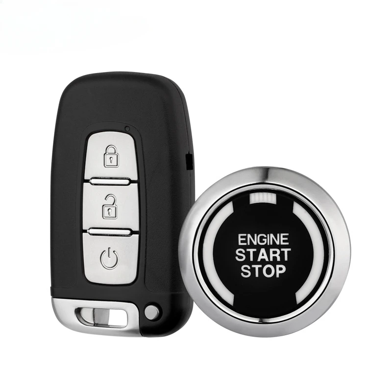 FOR PKE keyless anti-theft, one-button start button for remote control of the original car, refrigeration