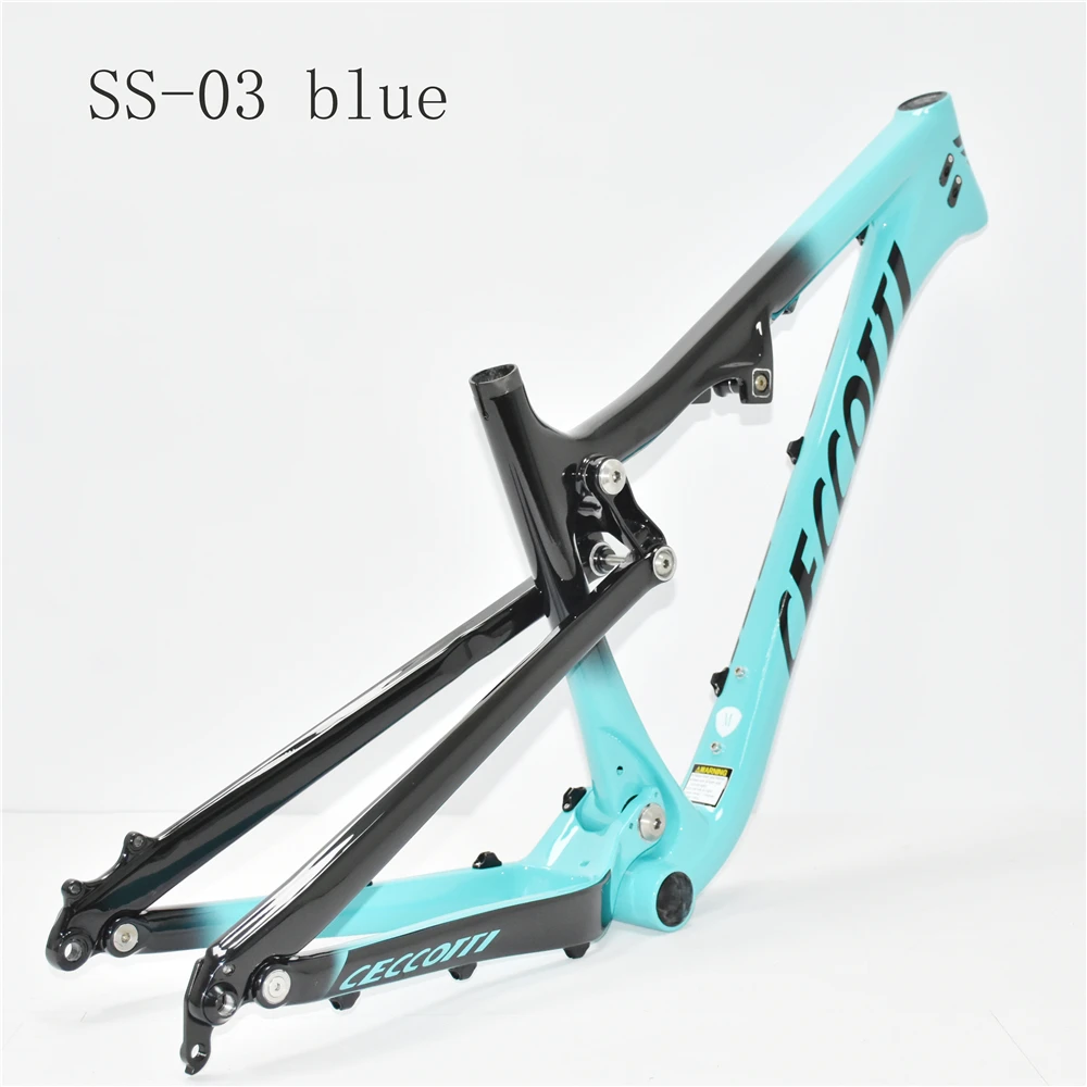 Carbon Suspension MTB Bike Frame, Boost Suspension Frame, 2.35 Tire, BB92, Bottom Bracket, Mountain Bike, 142mm,  27.5er, 2024