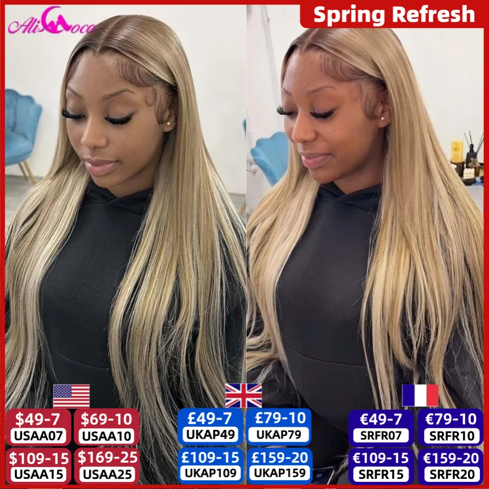 Ash Blonde Wigs Hum…