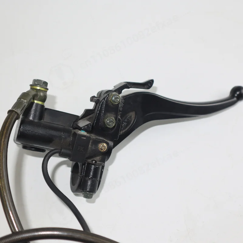 DIY Off‑Road Dual Output Hydraulic Hand Brake Kit Pump Caliper With Brake Disc For Go Kart ATV UTV