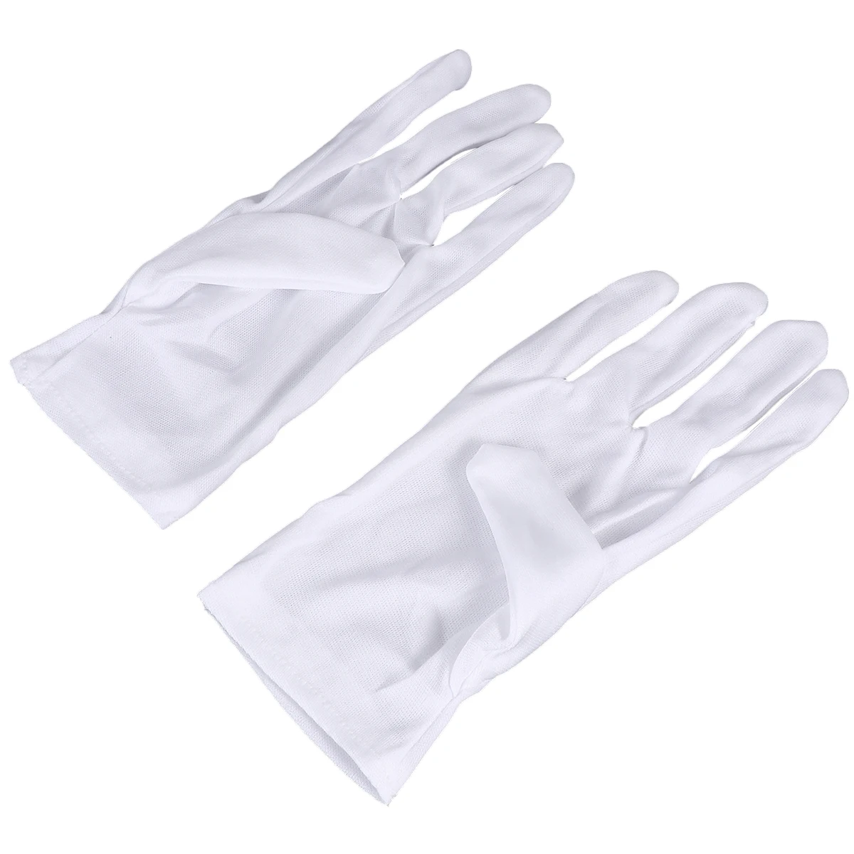 

Elastic Polyester Gloves Moisturizing Protective Work Gloves For Gardening Cleaning Industrial Jewelry Inspection
