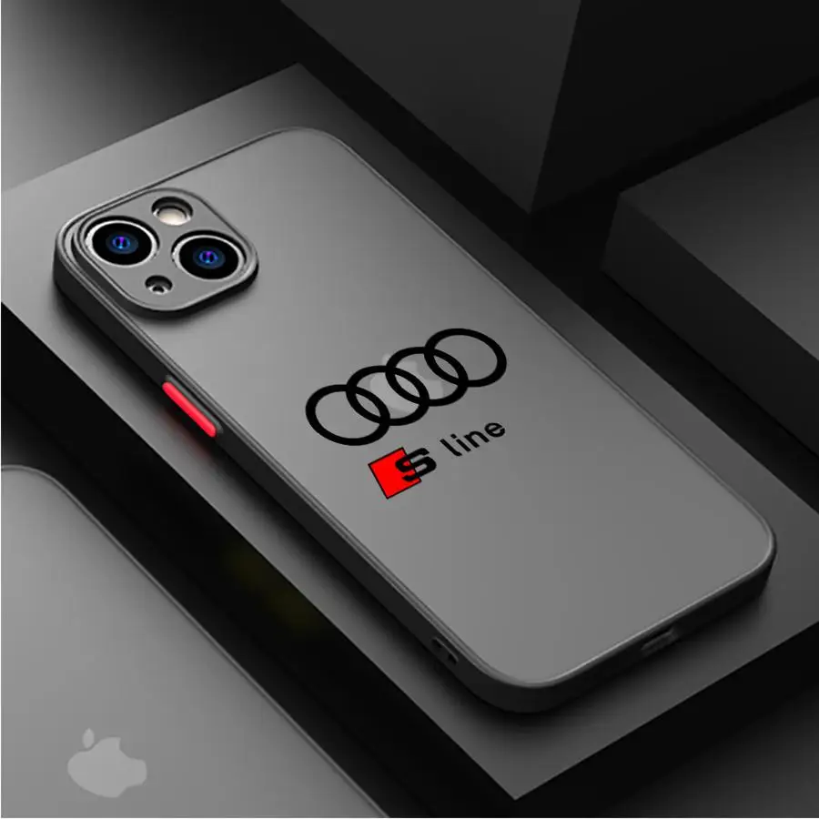 Etui na telefon RS6-Audi Wheels do iPhone\'a 16 15 13 14 11 12 Pro Max 12 Mini 7 8 XR XS 16 Plus 15Pro MAX Matte Soft Cover Shell