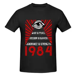 Funny 1984 Orwell Men's T-shirt Printed Tops are loose and slim fit Women's T-shirts