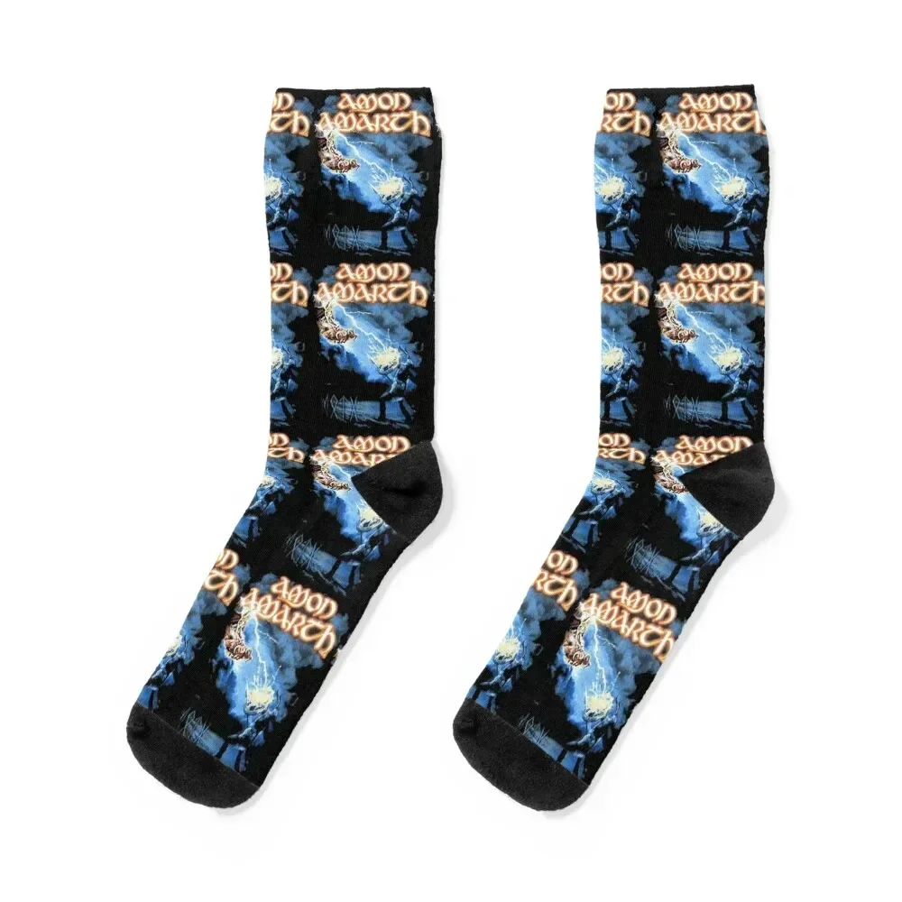 

logo amon amarth essential Socks compression Men's football Stockings compression Girl'S Socks Men's