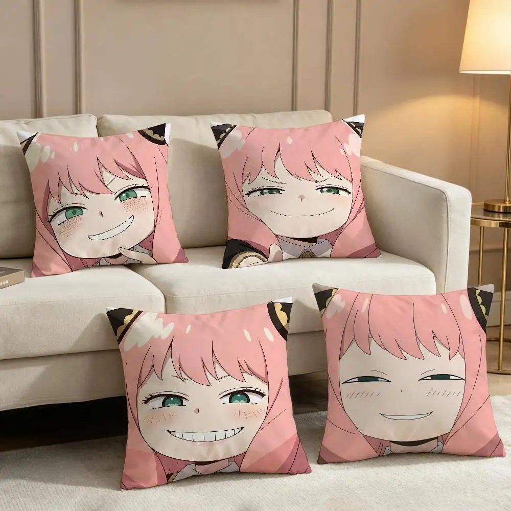 Nap Time S-Spy-Anya Comfortable soft Pillow Case for X F-FamilySofa cartoon kawaii Living Room Home office Protective Covers