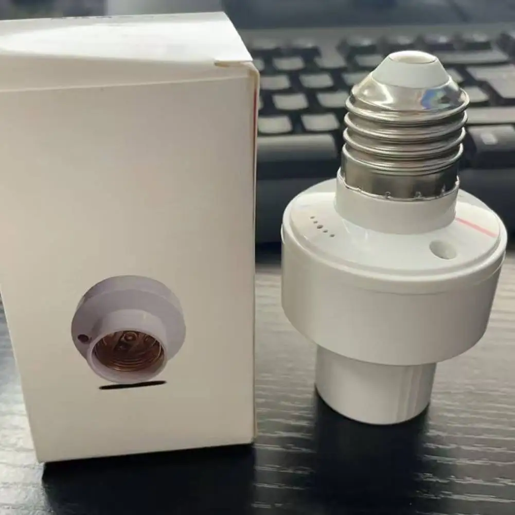 Motion Sensor Socket E27 Smart Lamp Bulb Adapter Motion Activated Light Socket Smart Auto On/Time-delay Light