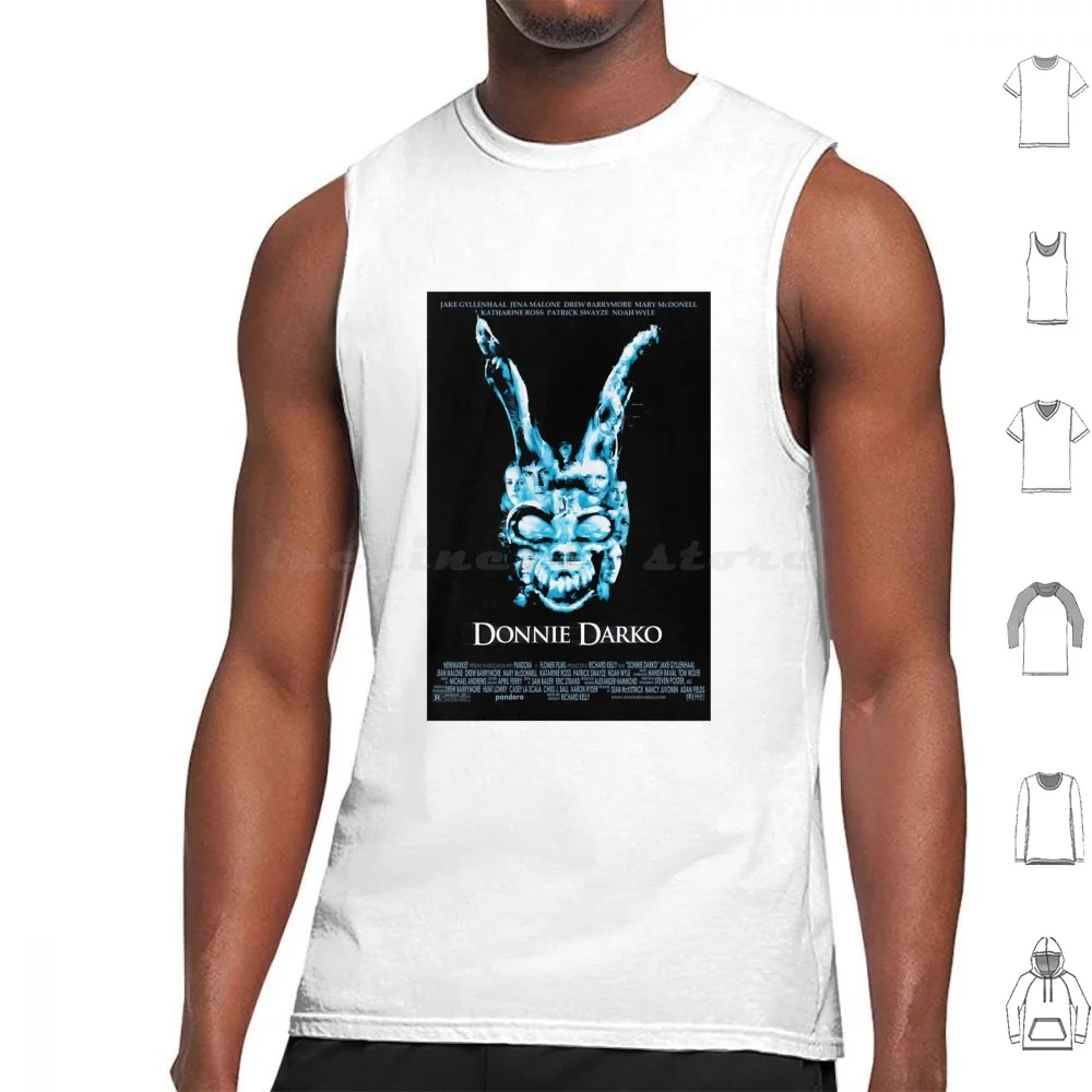 Funny Gifts For Donnie Darko Movie Poster Poster Awesome For Music Fan Tank Tops Print Cotton Funny For Donnie